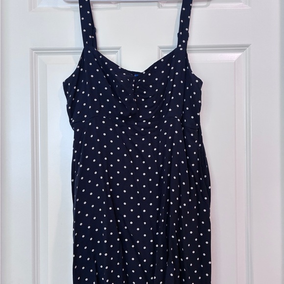 Old Navy Dresses & Skirts - Old Navy Blue (Navy) Polka Dot Sweetheart Dress